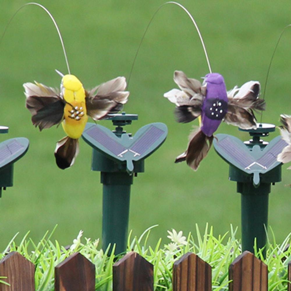Outdoor Power Stake - Aile de plumes de colibri volant