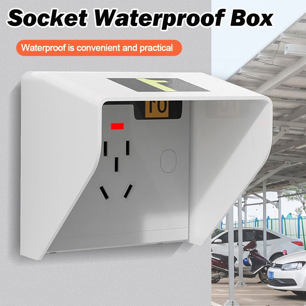 Outdoor Power Socket Cover - Nouveau Prise en plastique boîte étanche