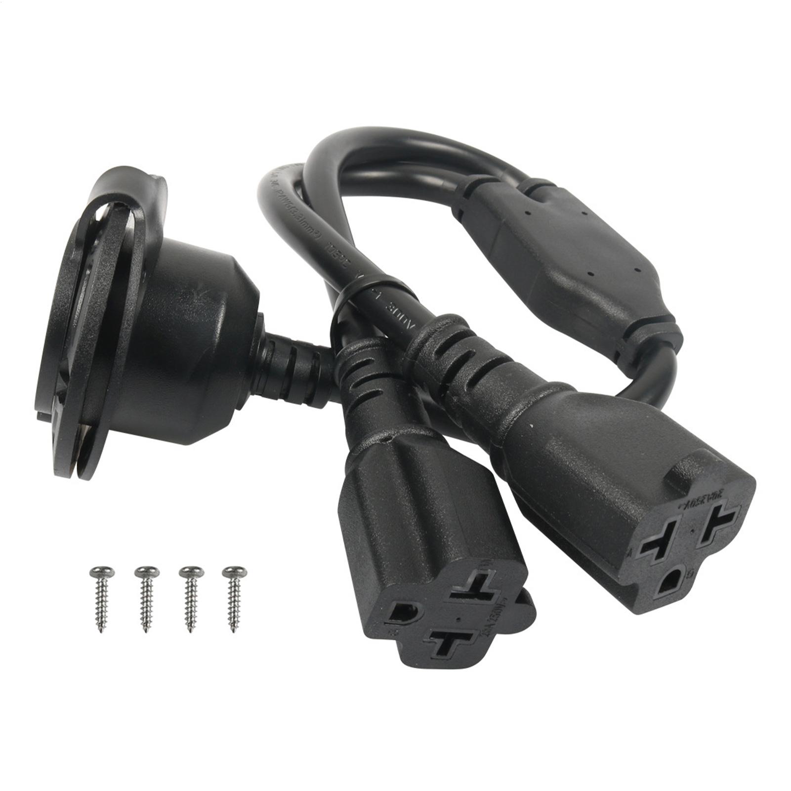 Outdoor Power Inlet Box - Prise d'alimentation secteur 20A étanche, prise