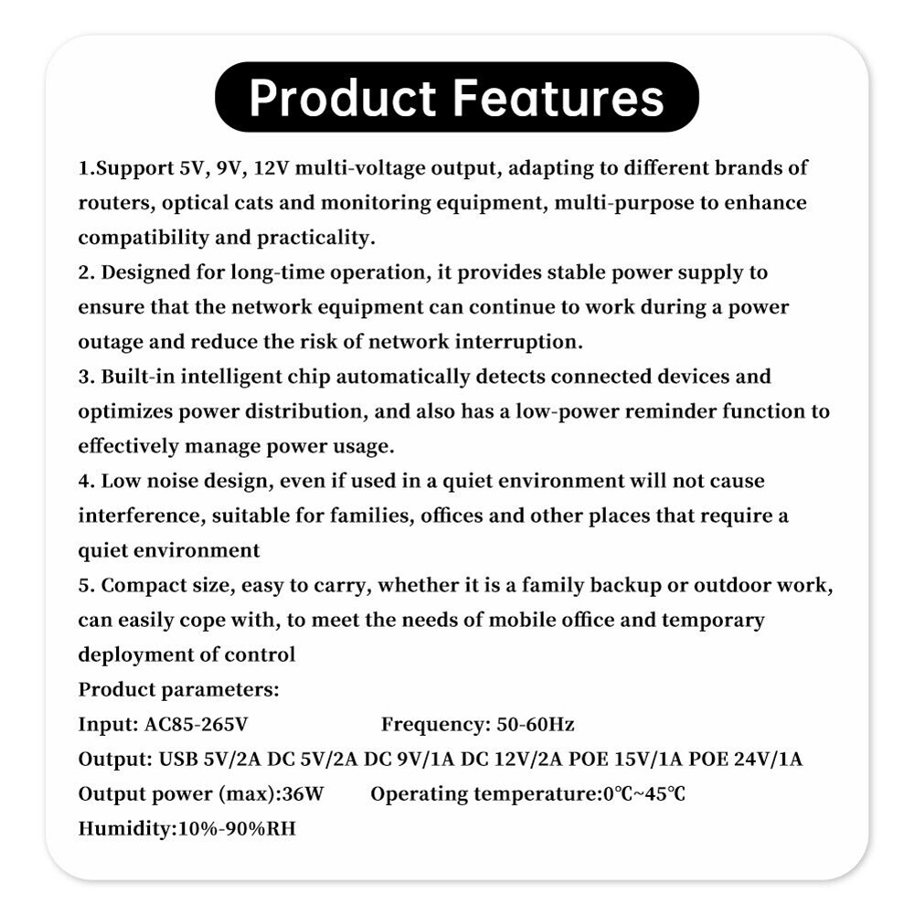 Ups Power Supply Outdoor - Alimentation sans interruption (ASI) DC 1018L