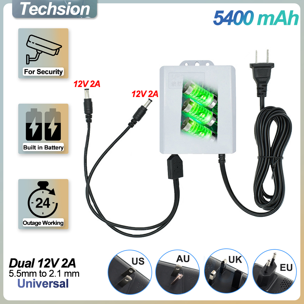 Ups Power Supply Outdoor - Sortie extérieure double 12V 2A, alimentation