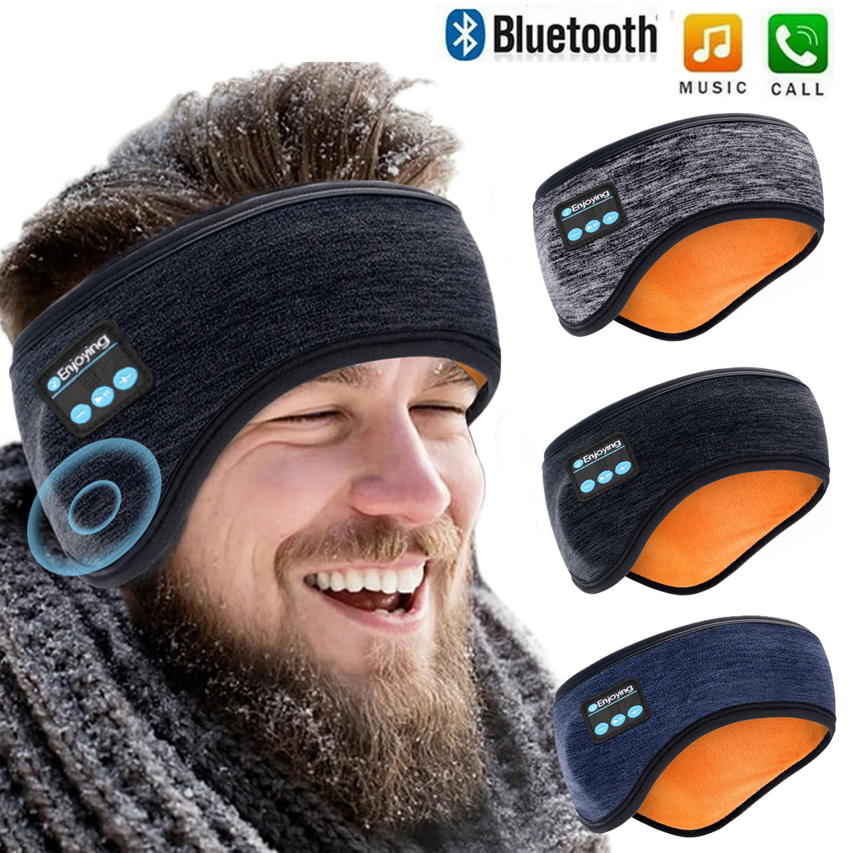 Outdoor Power Socket Cover - Casque sans fil Bluetooth bandeau unisexe