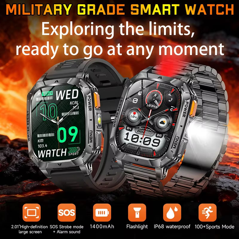 Outdoor Power Hours - Nouvelle montre connectée homme 2026 avec
