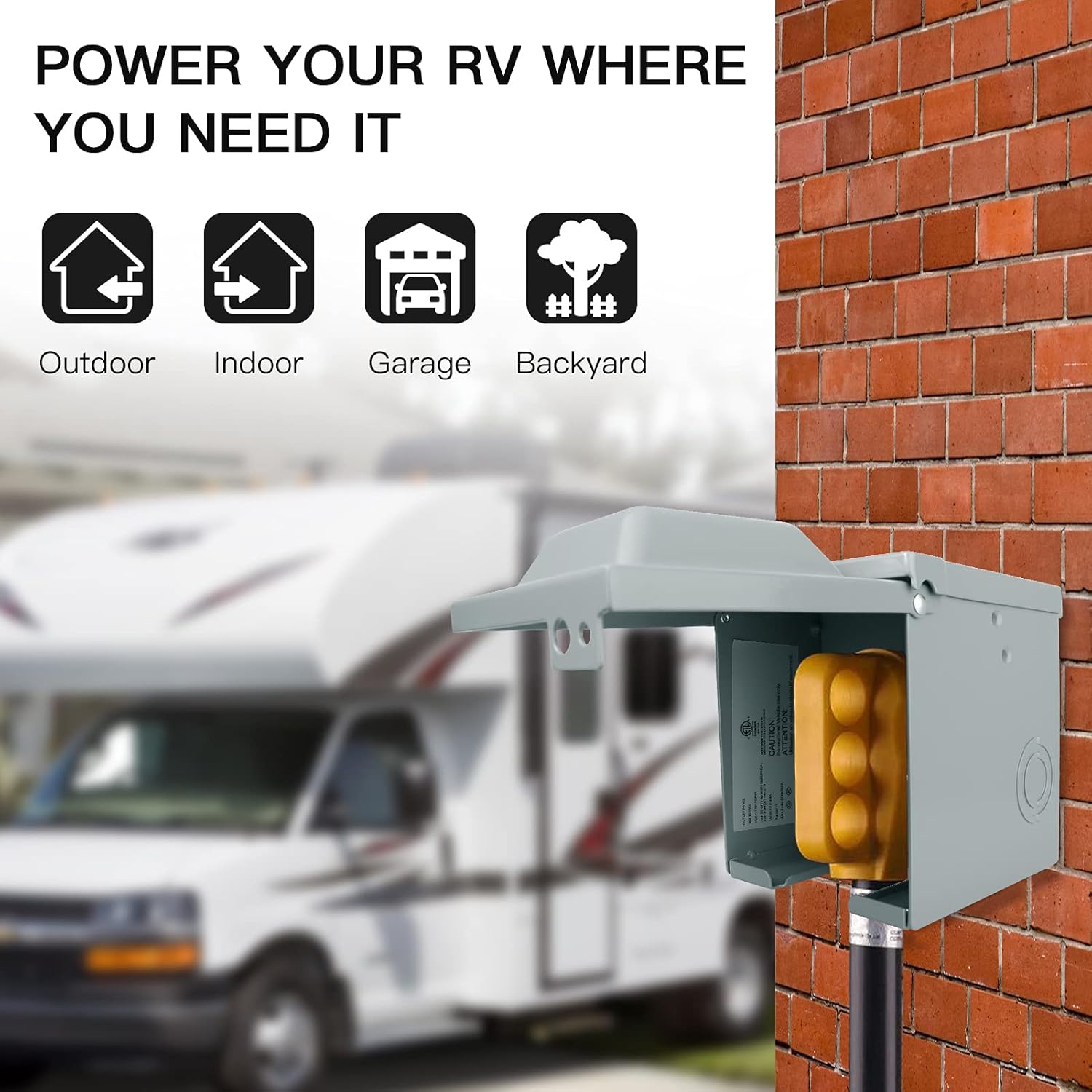 Outdoor Power Receptacle - Boîte de prise de courant automatique