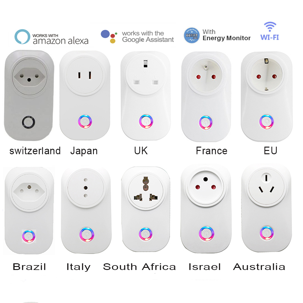 Outdoor Power Outlet Wifi - Prise intelligente Wi-Fi Smart Life, compatible