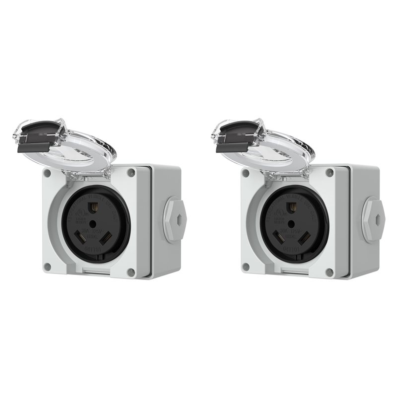 Boîte de prises de courant 2X  - Outdoor Power Receptacle avis et prix