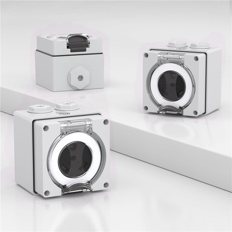 Boîte de prises de courant 2X  - Outdoor Power Receptacle avis et prix