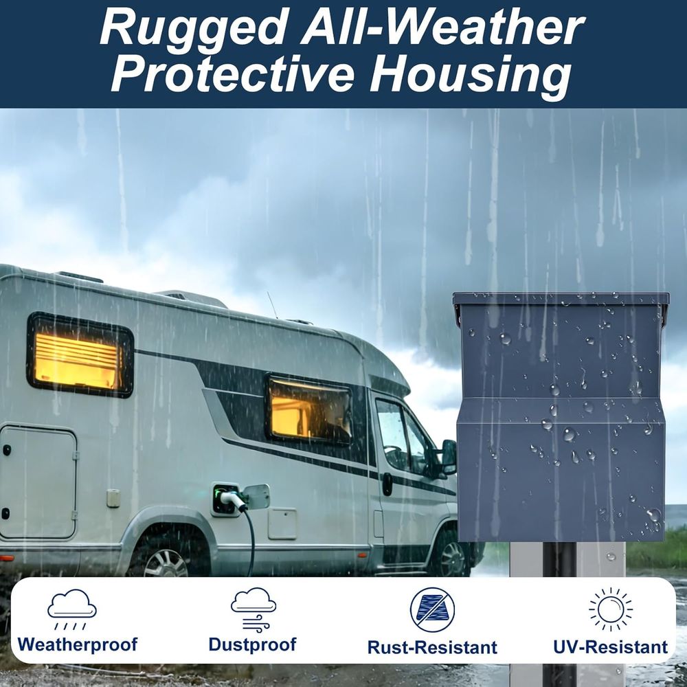 Tableau électrique pour campin - Outdoor Power Receptacle avis et prix