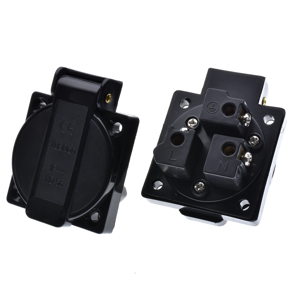 1 pièces britannique noir bleu - Outdoor Power Receptacle avis et prix