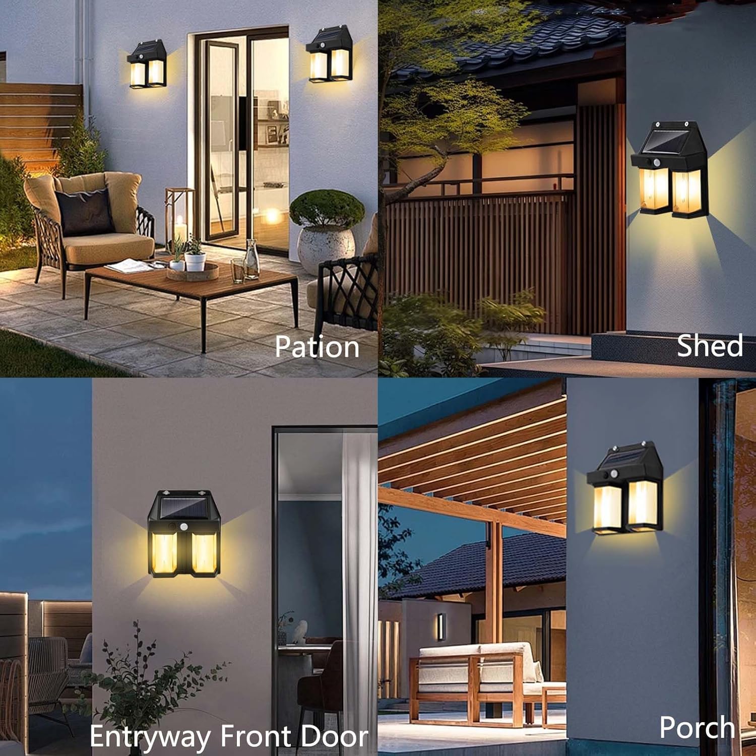 Lampe murale solaire vintage p - Outdoor Power Outlet Weatherproof avis et prix