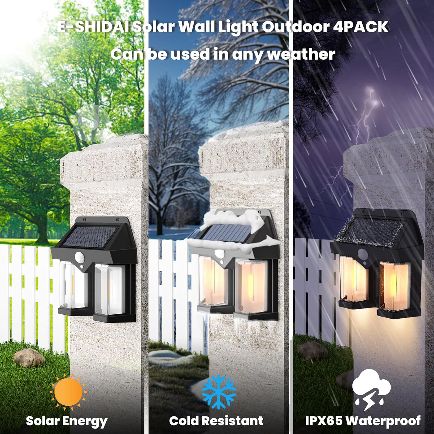 Lampe murale solaire vintage p - Outdoor Power Outlet Weatherproof avis et prix