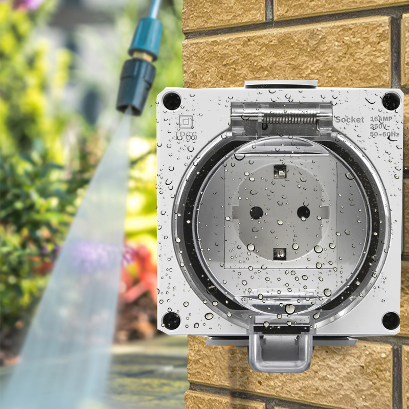 Prise de courant étanche IP66, - Outdoor Power Receptacle avis et prix