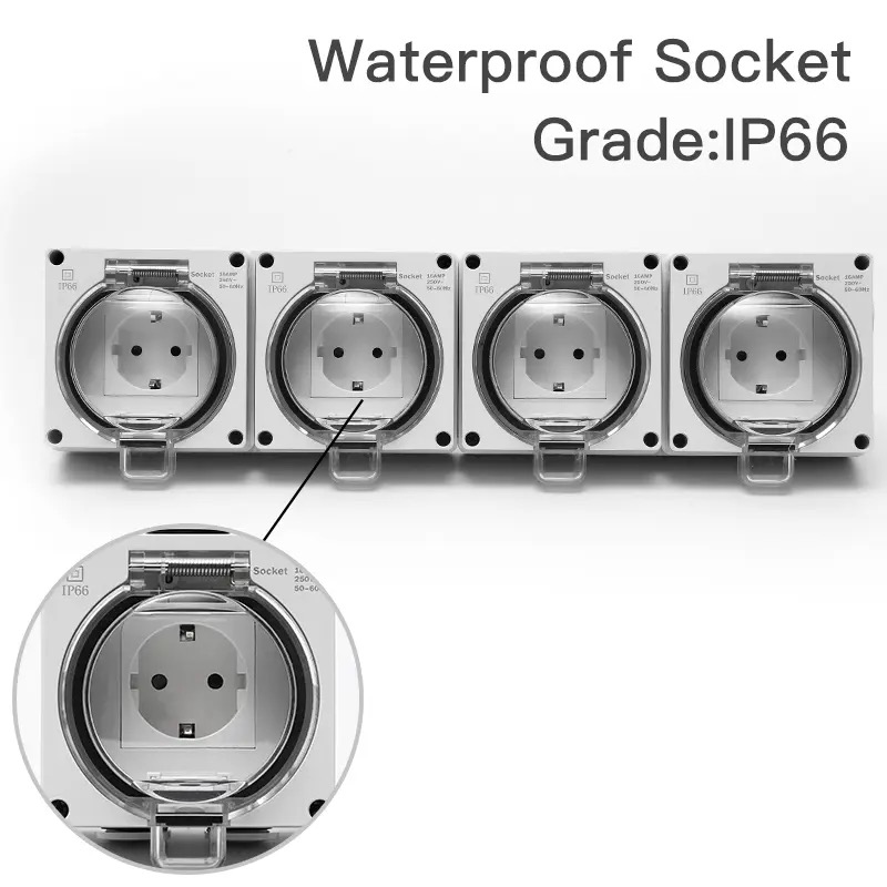Prise de courant étanche IP66, - Outdoor Power Receptacle avis et prix