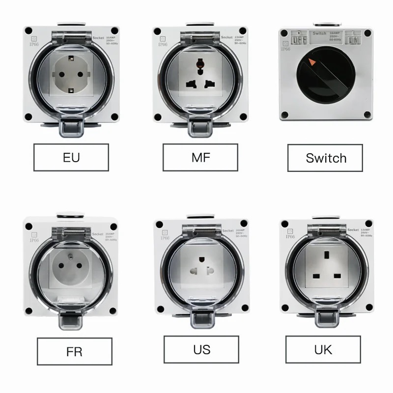 Prise de courant étanche IP66, - Outdoor Power Receptacle avis et prix