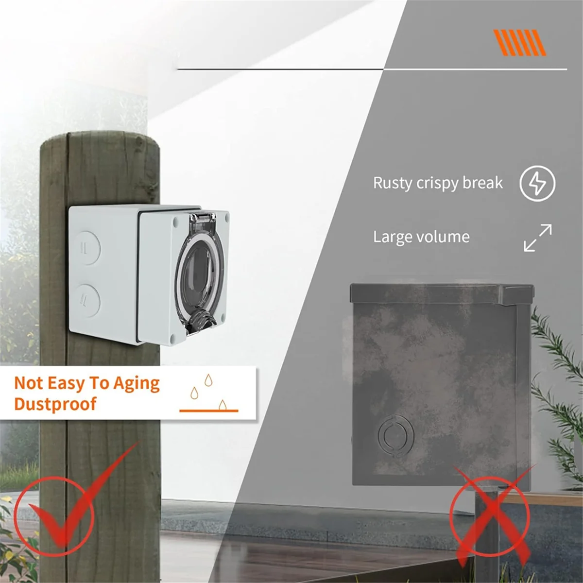 Boîte de prise de courant, pri - Outdoor Power Receptacle avis et prix