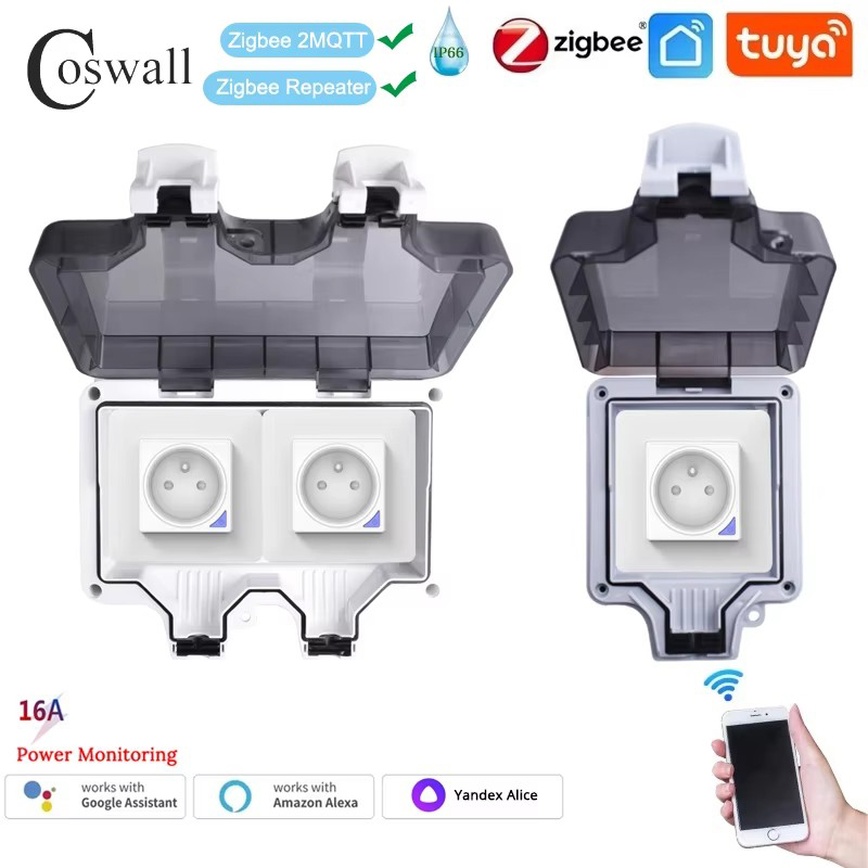 Coswall-Prise standard françai - Outdoor Power Outlet Wifi avis et prix