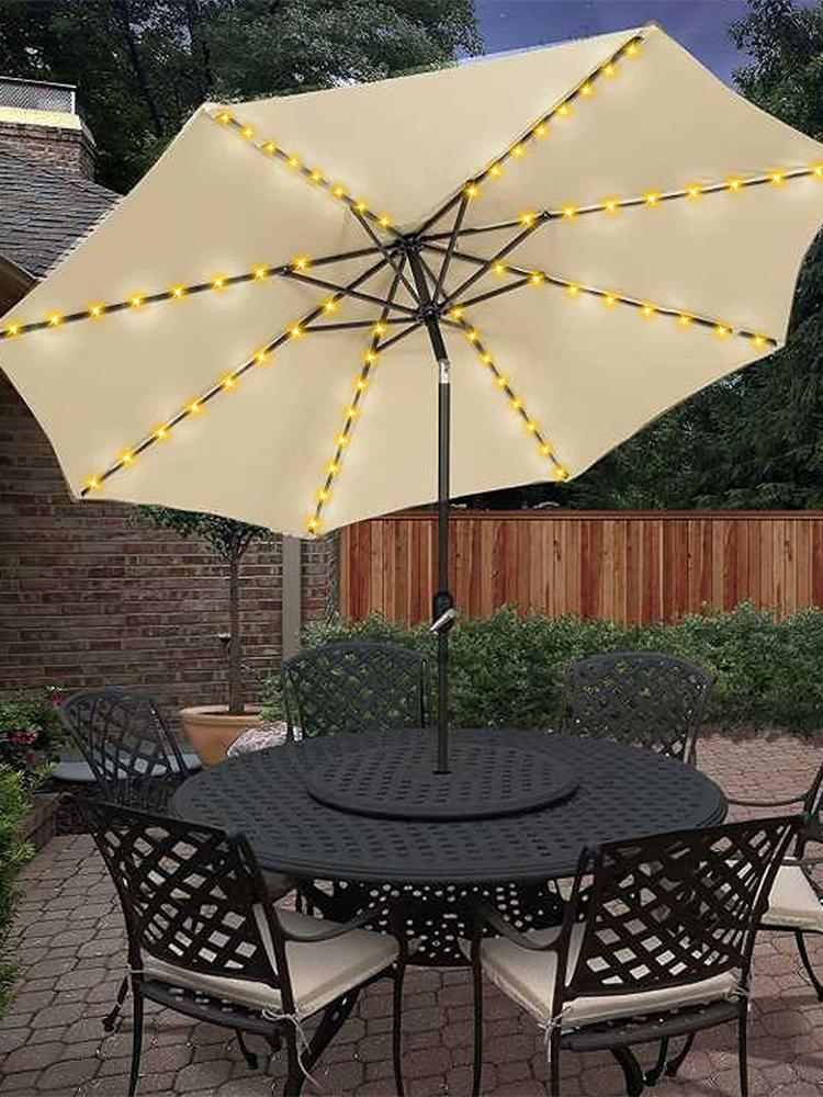 1 lampe pour parasol de patio, - Outdoor Power Hours avis et prix