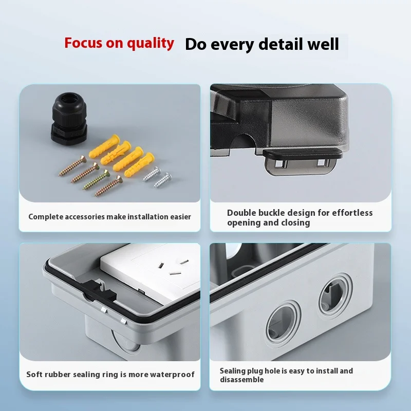 Boîtier extérieur étanche pour - Outdoor Power Socket Cover avis et prix