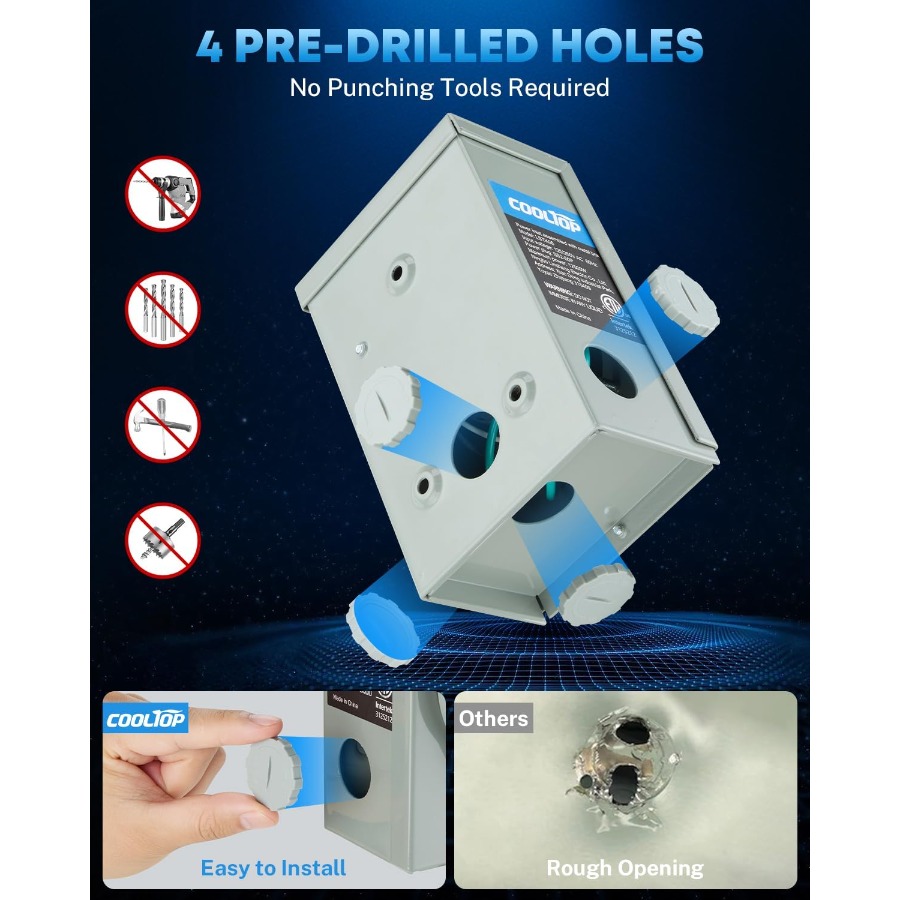 Kit de cordon de générateur et - Outdoor Power Inlet Box avis et prix