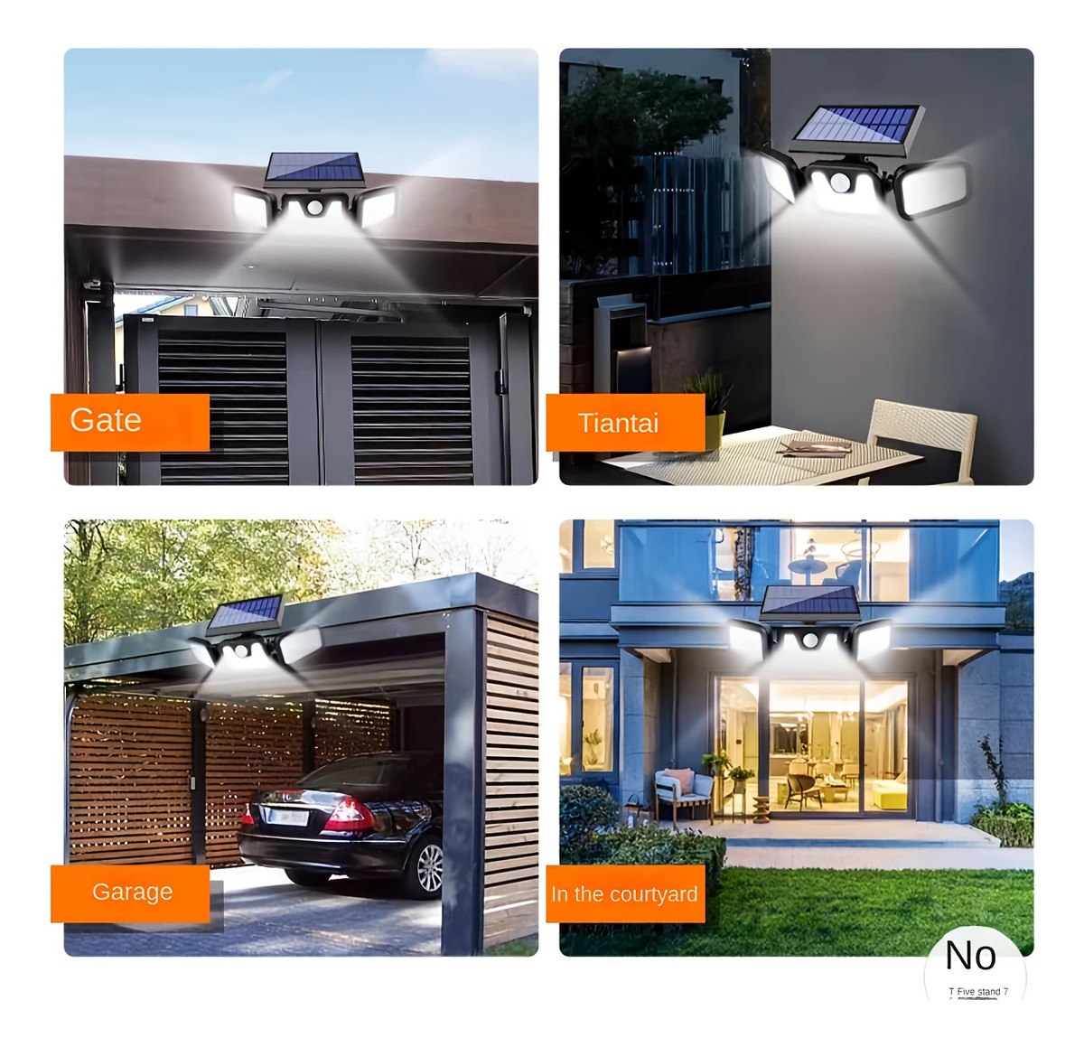 Applique murale LED solaire |  - Outdoor Power Outlet Weatherproof avis et prix
